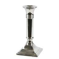 Svijećnjak metal H17.8 cm, srebrna