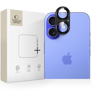 TECH-PROTECT Camfull Fit+ zaštita za stražnju kameru za iPhone 17, crna