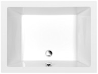 POLYSAN Tuš kada pravokutna DEEP 100x75x26 cm, bijela