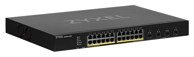 ZYXEL Switch XGS1935-28HP, 24x RJ45 1G, 4x SFP+ 10G, L2+/L3, PoE, propusnost 128 Gbps