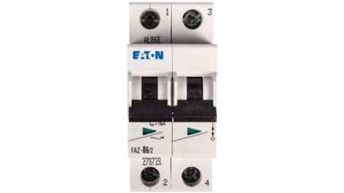 EATON Automatski osigurač 2P B 6A 15kA AC FAZ B6/2