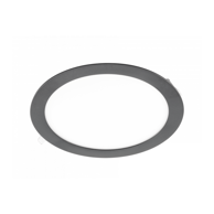 Ugradbeni okrugli LED panel ORIS 19W, CRNI, 4000K