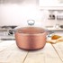 GURAL PORSELEN Ružičasti aluminijski lonac s poklopcem Classic, ø 24 cm