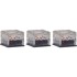 STAR TRADING Set od 3 vanjske solarne svijeće Candle Icecube, visina 5,5 cm