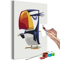 Slika za samostalno slikanje Grumpy Penguin 40x60