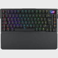 ASUS Tipkovnica Azoth Extreme Gaming, PBT, hot-swap, ROG NX Snow, crna - 90MP03MA-BKDA01