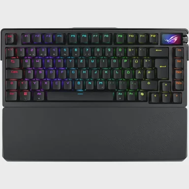 ASUS Tipkovnica Azoth Extreme Gaming, PBT, hot-swap, ROG NX Snow, crna - 90MP03MA-BKDA01