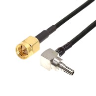 Pigtail kabel CRC9 utikač / SMA utikač, RG174, 15 cm