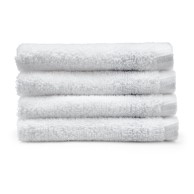 CATHERINE LANSFIELD Bijeli brzosušeći pamučni ručnici u setu 4 kom 30x30 cm Quick Dry