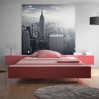 Foto tapeta Amazing view to New York Manhattan at sunrise 400x309