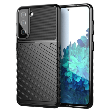 ONASI Silikonska maskica Thunder Armor, Samsung Galaxy S23 FE, crna