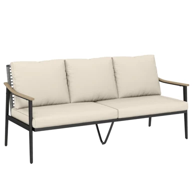Vrtna sofa od ratana za 3 osobe