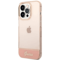 GUESS Zaštitna maska GUHCP14LHGCOP, za iPhone 14 Pro, ružičasta