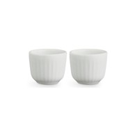 KÄHLER DESIGN Set od 2 bijele porculanske posude za jaja Hammershoi, ⌀ 8 cm