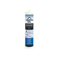 CROMASIL Sanitarni silikonski kit, 280 ml, sivi (12 kom)