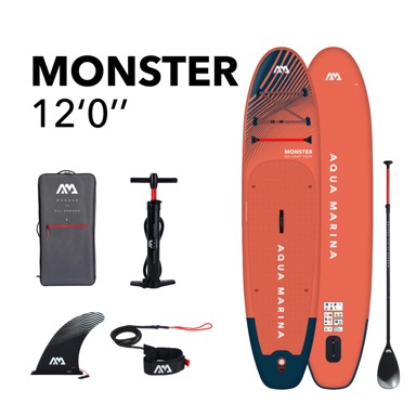 AQUA MARINA SUP daska Monster BT-23MOP, na napuhavanje, model 2023, plastika, više boja