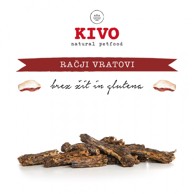 KIVO Poslastica za pse pačji vratovi 250 g
