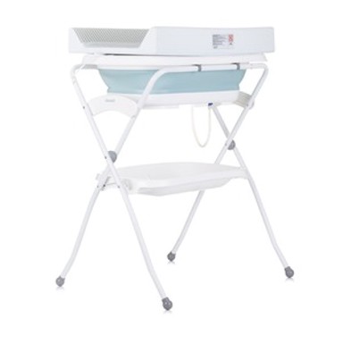 CHIPOLINO Kadica sa stalkom i podlogom za previjanje, Fiore Blue