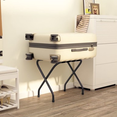 Stalak za prtljagu, 56 x 40 x 49 cm, crni