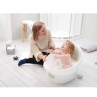 SHNUGGLE Toddler kadica za kupanje, bijelo-siva