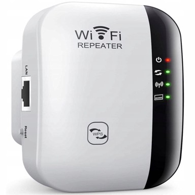 KOANNI Pojačivač Wi‑Fi signala, 300 Mb/s, bijeli