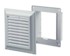 VENTS Ventilacijska rešetka EL 250A s mrežicom i pravokutnom prirubnicom