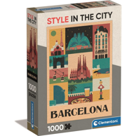 CLEMENTONI Slagalica Barcelona, 1000 kom