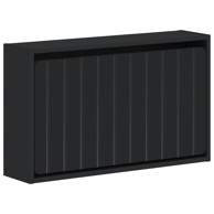 Zidni ormar za cipele Zwolle 71 x 17 x 43 cm, crni