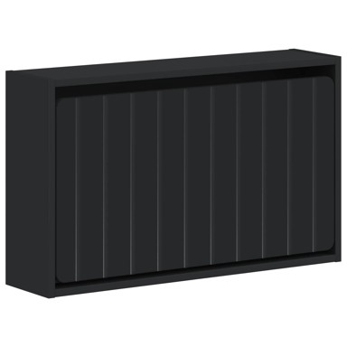 Zidni ormar za cipele Zwolle 71 x 17 x 43 cm, crni