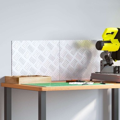 Aluminijski rešetkasti limovi 2 kom, 40x30 cm, protuklizni