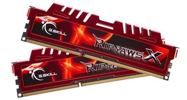 G.SKILL Radna memorija Ripjaws X Series, kit 2x8GB, DDR3, 1600MHz