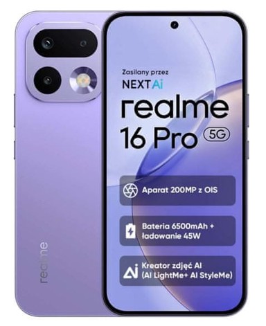 REALME 16 Pro, 5G, 8/256 GB, ljubičasti