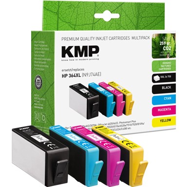 KMP Tinta 1712,4005, cijan, kompatibilna, XL, 4 kom