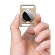 GS Aluminijska futrola s karabinerom za APPLE AirTag 1/2, zlatna