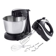 VONSHEF Mikser, ručni, 300W, s posudom 3.5 l, crni