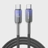JOYROOM Kabel S-A42, Crystal-Clear Series, 60W, USB-C na USB-C, 1, 2m 
