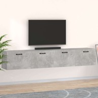 Zidni ormarići, 2 kom, 100 x 36,5 x 35 cm, beton sivi