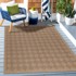 AYYILDIZ CARPETS Vanjska staza Dhaka 80x250 cm, crna/prirodna