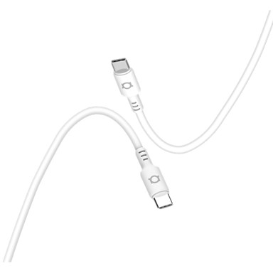 ADDA COLLINS Kabel USB-208-WH Type-C Fusion Charge+Data, Type-C na Type-C, PD 60W, Premium TPE, 2,5 m, bijeli