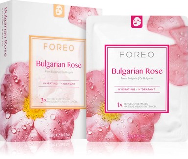 FOREO Sheet maska Farm To Face Bulgarian Rose 3 kom