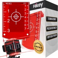 HIKEY Magnetski cilj za crveni laser za izravnavanje, 10 cm