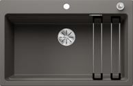 BLANCO Sudoper Etagon 8 InFino, Silgranit, pribor, vulkan siva