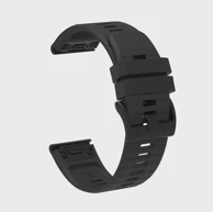 GARMIN Silikonski remen za Fenix 3/5X/6X/7X Pro, crni