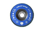 ZIRCON Brusni disk flap Ø125 P40 Zircon Classic, crna