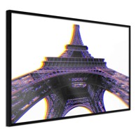 Poster Symbol of Paris (Purple) 30x20