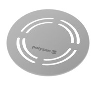 POLYSAN Flexia pokrov sifona, okrugli, inox mat