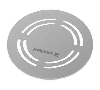 POLYSAN Flexia pokrov sifona, okrugli, inox mat