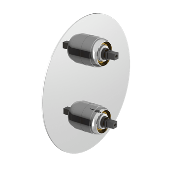 SAPHO Ugradbena tuš miješalica ULTRAMIX, 3 izlaza, rotacijski preklopnik, krom