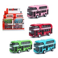 Metalni autobus, die-cast, pull-back, 1:52