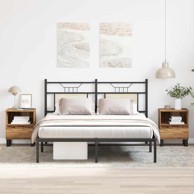 Noćni ormarići 2 kom Staro drvo 40x35x50 cm Konstruirano drvo